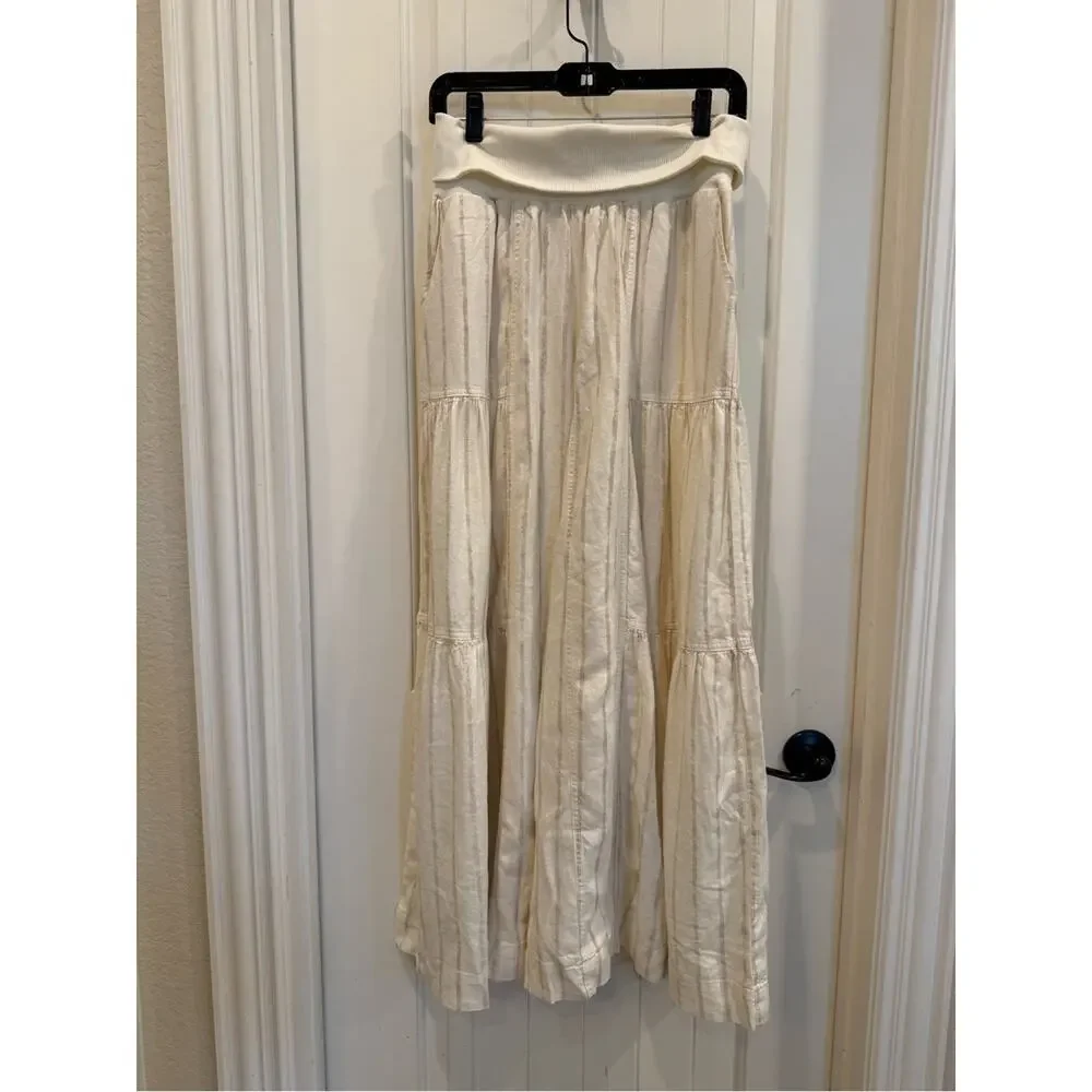 Pilcro Tiered Palazzo Pants
